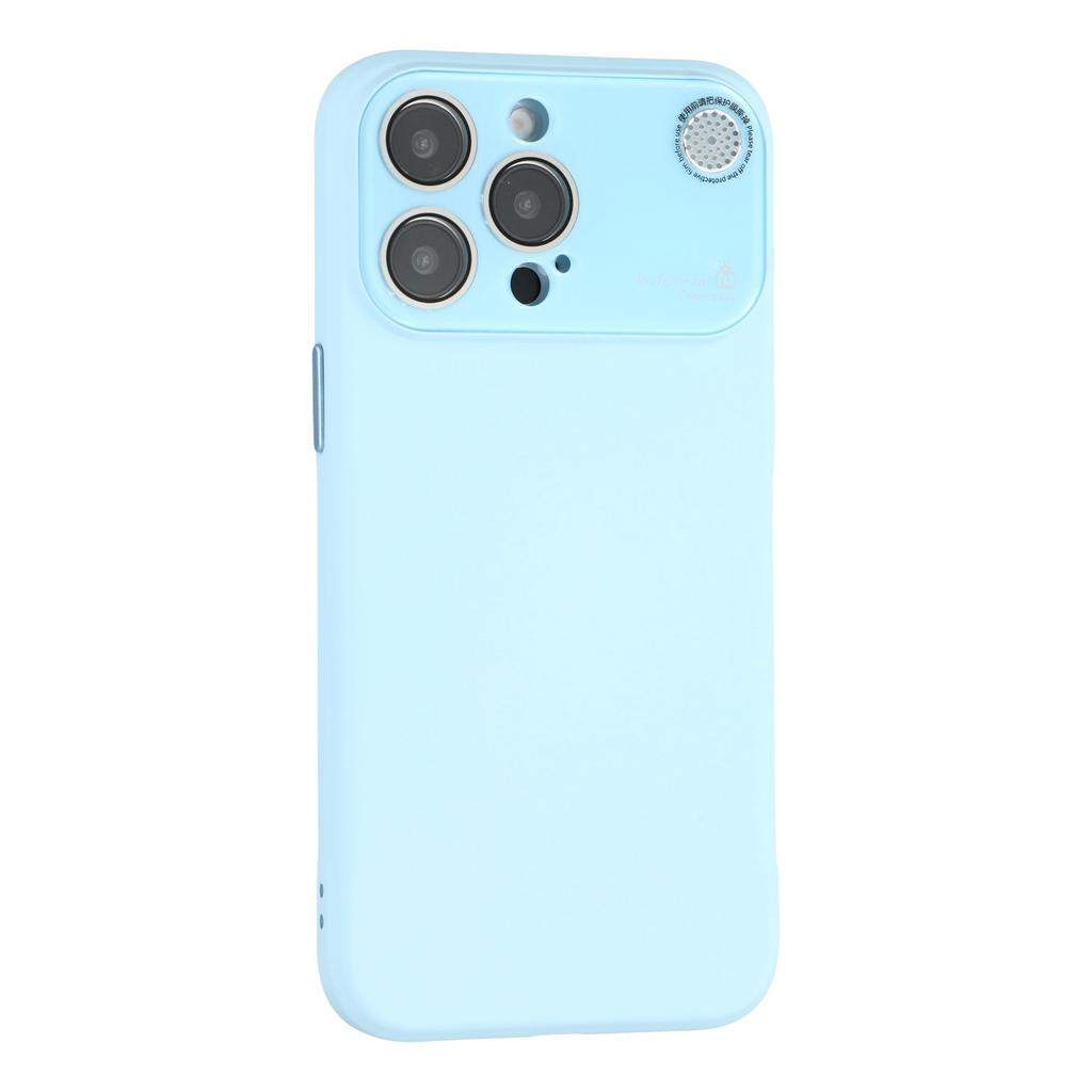 For iPhone 14 Pro Case Large Camera Window Liquid Silicone Aromatherapy Phone Cover