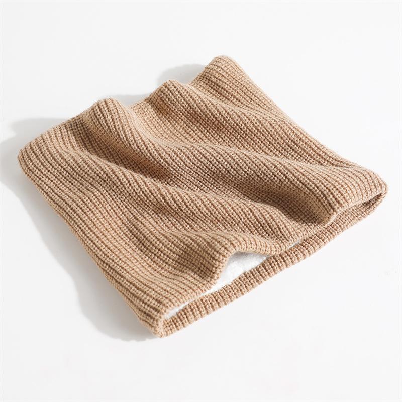 Einfarbiger Dicker Ring-Schal Mode Winter Warm Gestrickt Damen Herren Outdoor Vollmasken Schals Schal Halstuch