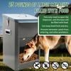 26LB Galvanized Automatic Dog Feeder High Quality Gravity Pet Food Feeder Dog Food Dispenser Outdoor Pet Feeder Large Capacity 5