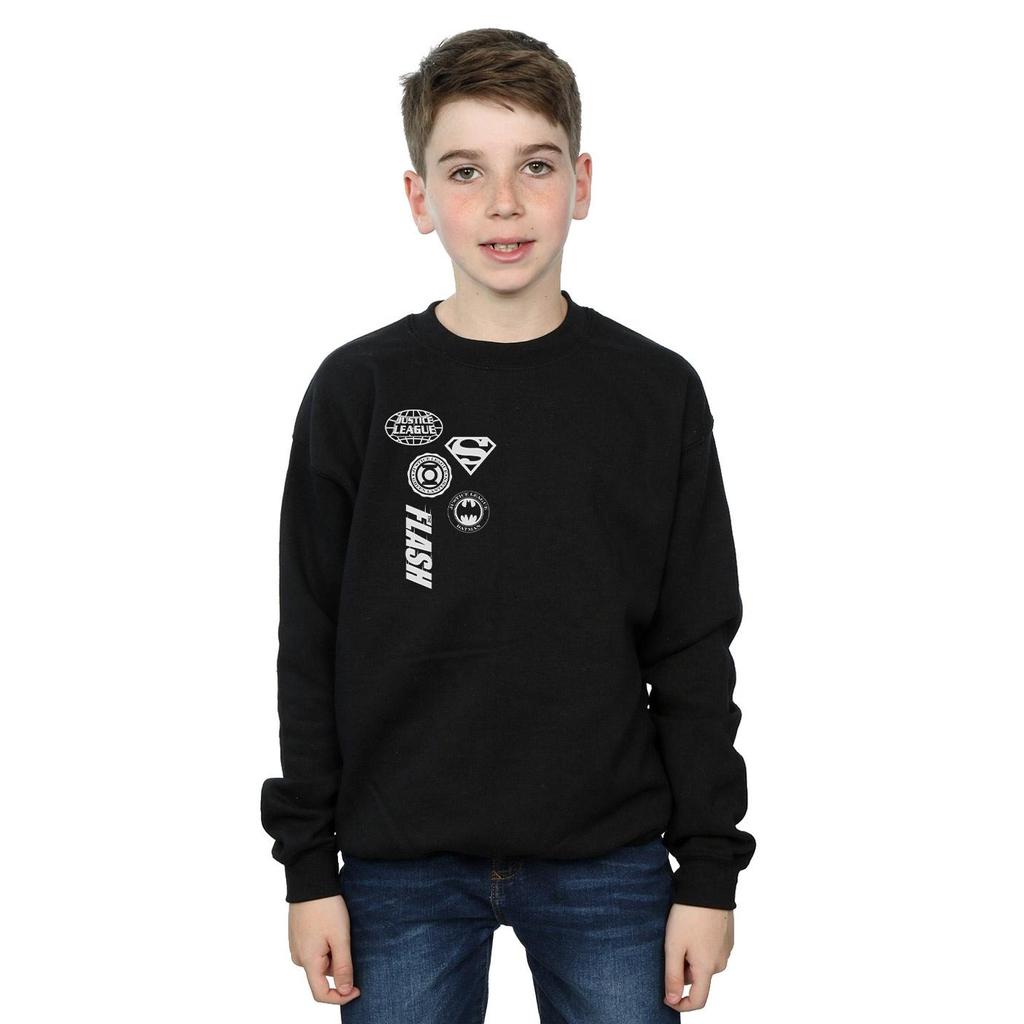 DC Comics Boys Justice League Icons Cluster Sweatshirt
