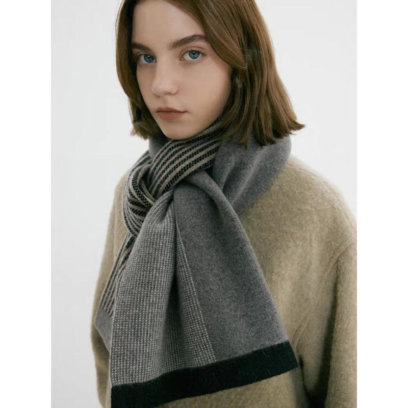 

Высококачественный шарф-платок Японский и корейский нишевый ретро темперамент для мужчин и женщин парный универсальный теплый зимний вязаный шарф