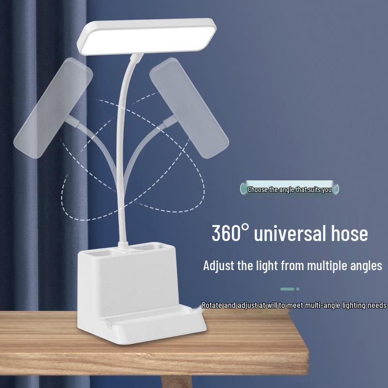 LED Multi-Function Phone and Pen Holder Eye-Caring Study Lamp