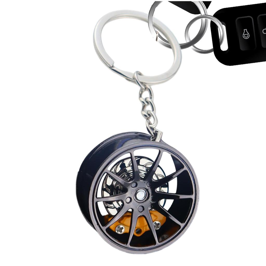 Wheel Hub Car Keychain,Car Wheel Hub Keychain | Wheel Rim Keychain,Car Wheel Hub Shape