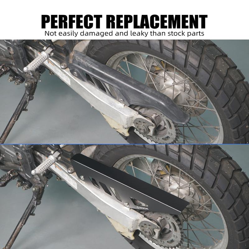 For Suzuki DR650 S SE Chain Protector Case Aluminum Chain Guard Cover for DR650S DR650SE 1996-2024