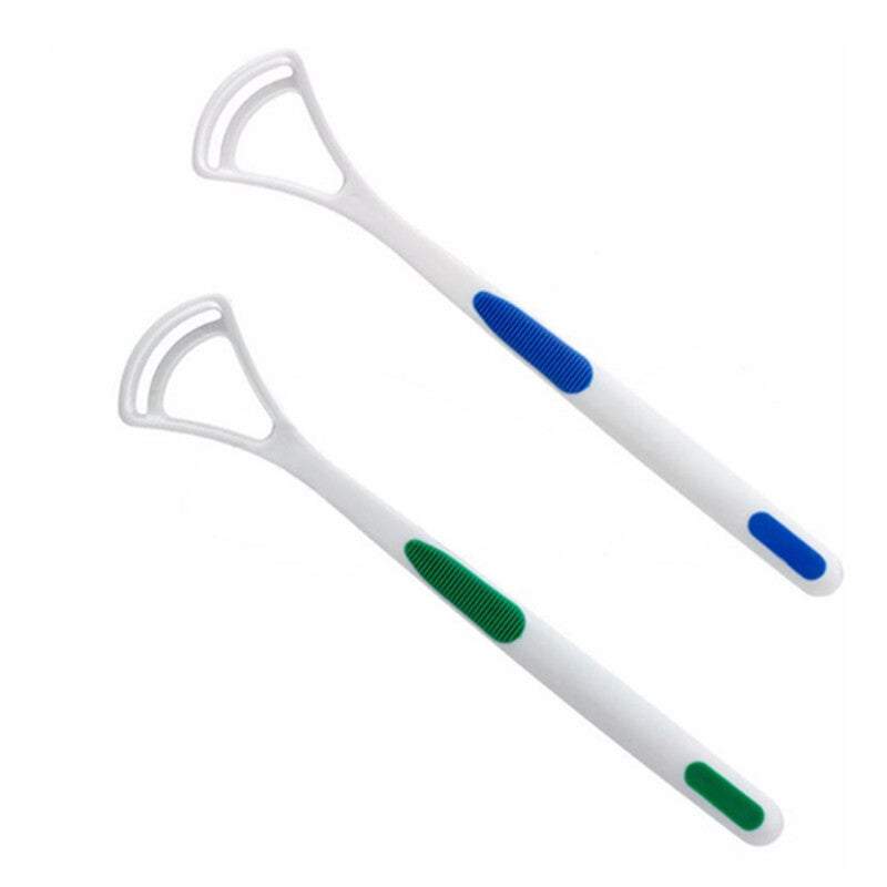 Hod Health&Home Pink Oral Care 2Pcs Tongue Cleaning Scraper Cleaner Scrapers For Large