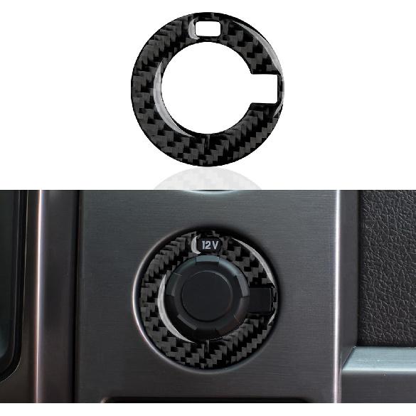 Car Carbon Fiber Dashboard Trument Panel Strip Sticker Cover Interior Trim Decal for Ford F150 2009 2010 2011 2012 2013 2014 Accessories