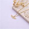 Fashion Custom Gothic Hollow Bat Pendant Necklace 18k Gold Plated Stainless Steel Halloween Charm Jewelry Party Gift for Women