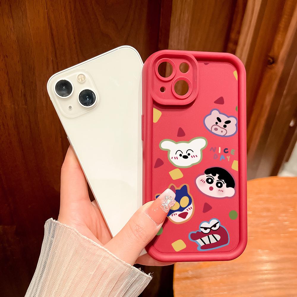 Soft Silicone Square Ladders Cartoon Pattern Full Cover Camera Protection Shockproof Case for Huawei Honor Xiaomi Redmi Samsung