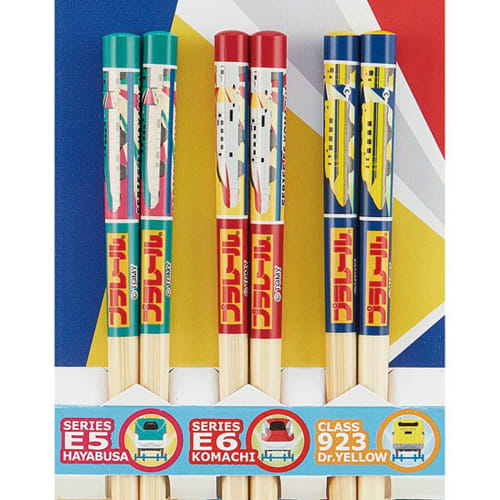 Skater Bamboo Chopsticks, 16.5cm, Set of 3, Plarail 18 ANT2T-A