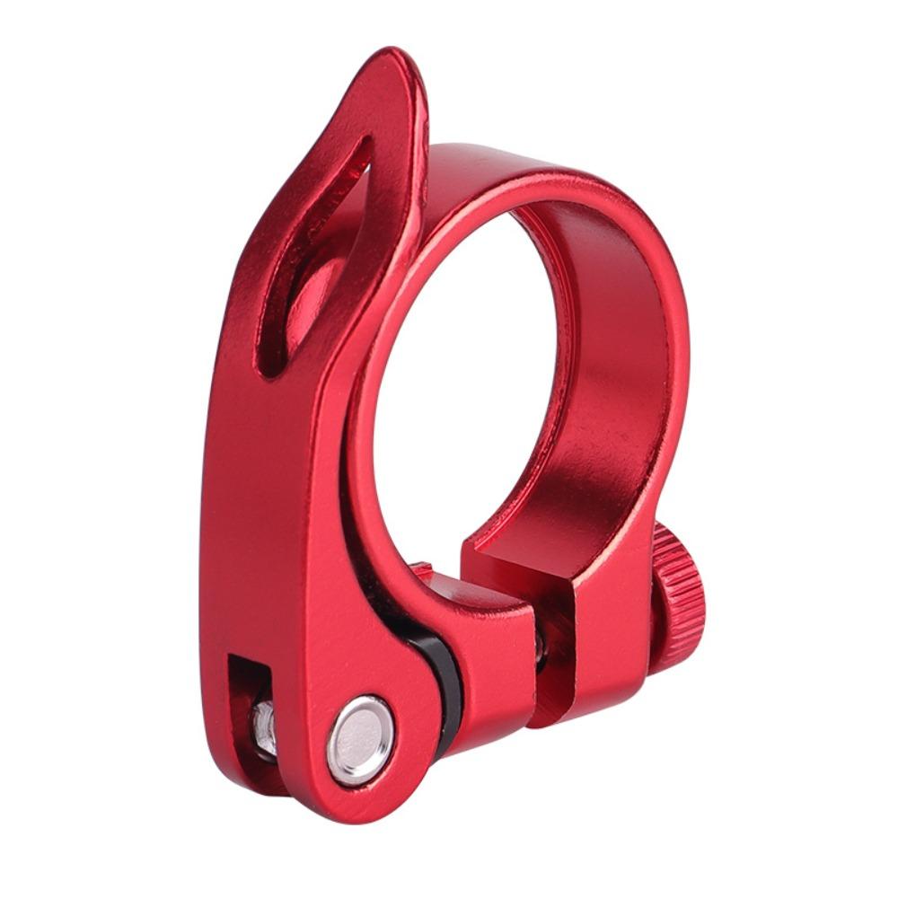 Bike Seat Post Clamp 31.8mm 34.9mm Aluminum Alloy Seat Tube Clip Bicycle Quick Release Seatpost for Mountain Tube Bike