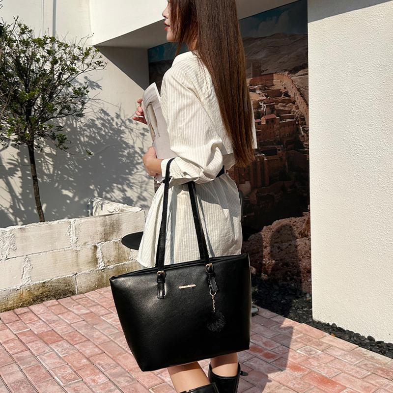 Bolso de Hombro de Cuero Sintético de Edad Media, Bolso Cruzado con Múltiples Cremalleras, Carteras Casuales de Color Sólido para Mujer