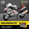 Kawasaki 1:12 Model de motocicleta din aliaj Ducati cu sunet pentru copii
