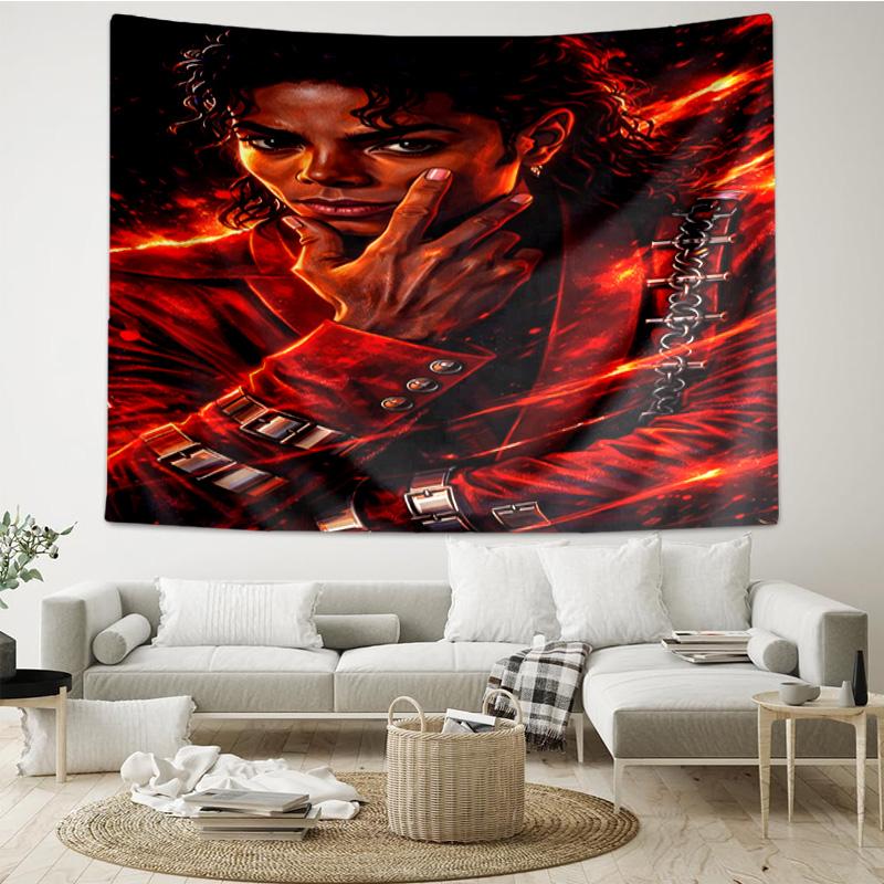 Michael Hat Tapestry, Unique Design Tapestry, Wall Decor for Bedroom,Livingroom, Playroom,Heartwarming Fan Holiday Gifts