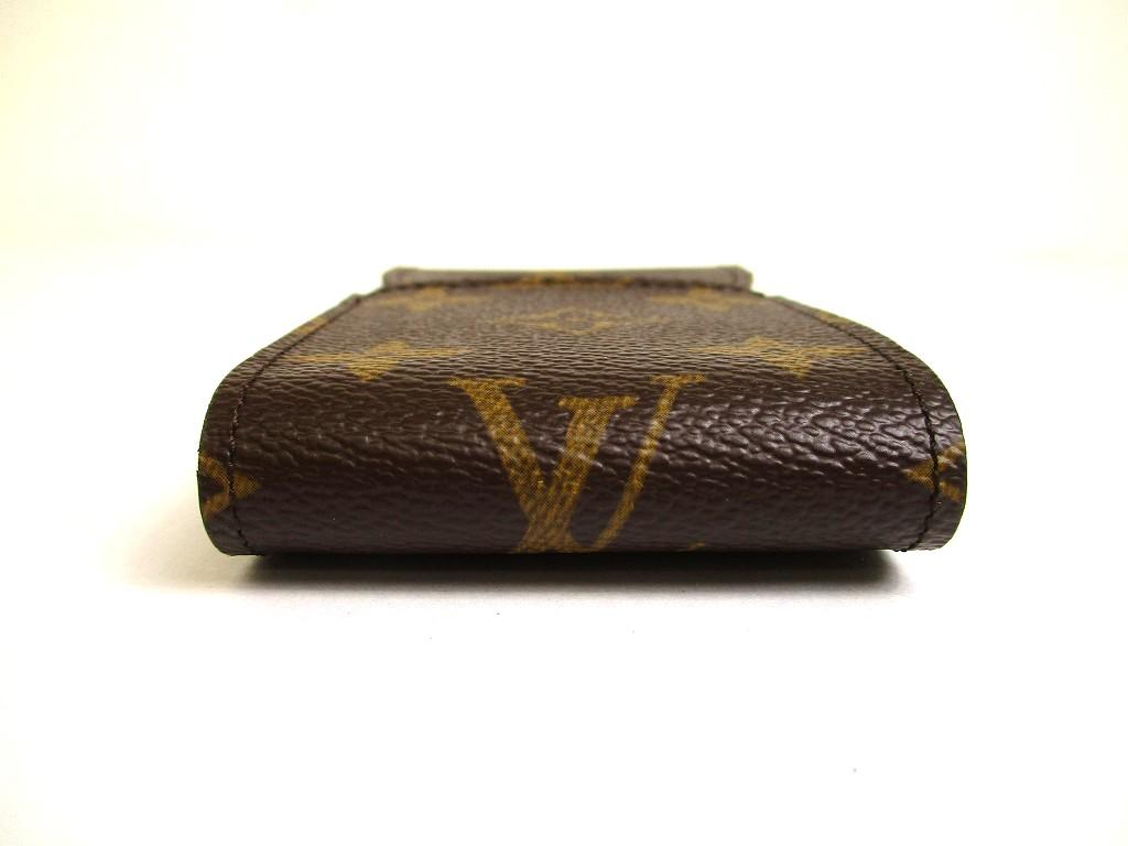 Authentic LOUIS VUITTON Monogram Leather Brown Cigarette Cases #a954  Refurbished