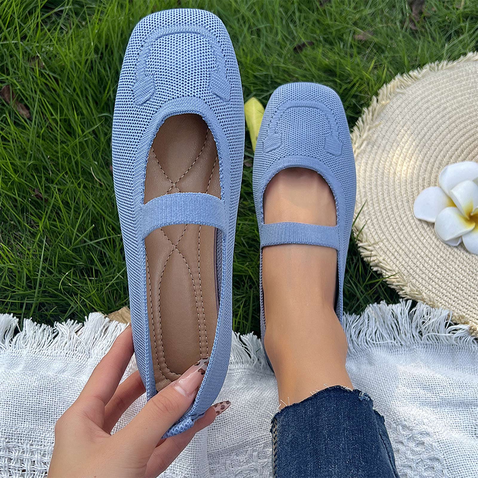 

Женская спортивная обувь Полые сандалии Сетчатая повседневная обувь Женская обувь Удобная обувь для активного отдыха Беговая обувь 39