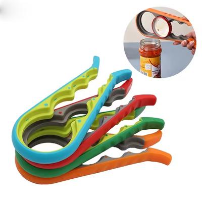 1pc-screw Can Opener Manual Can Opener Multi-function Bottle Opener Four In One Screw Cap Screwdriver Energy-saving Device