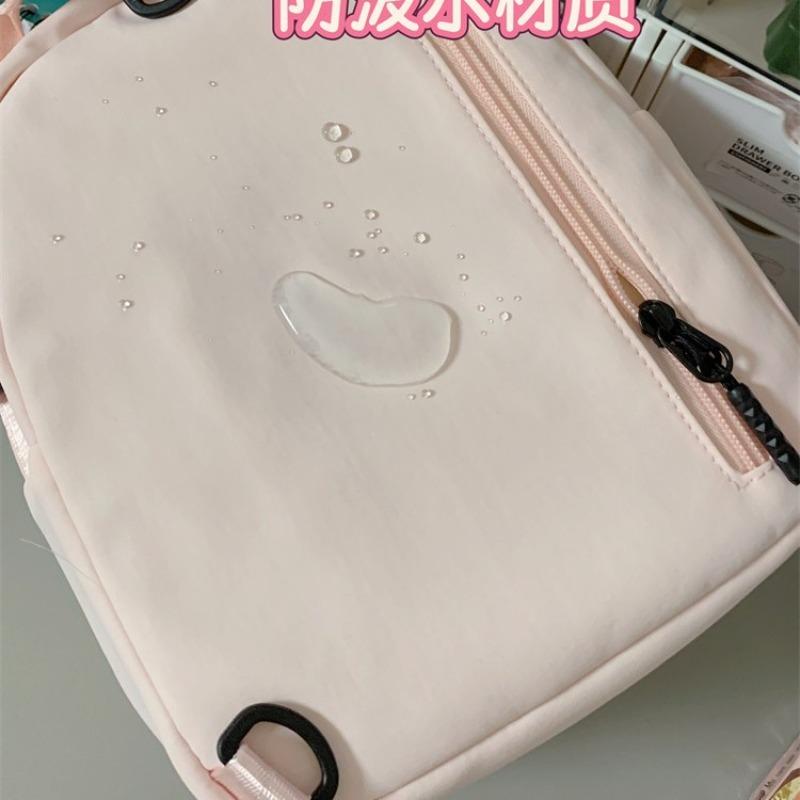 School bag new high value fresh sweet candy color multi-purpose backpack girl light travel backpack