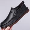 Fashion Autumn Men Casual Driving Shoes Designer Fashion Loafers Solid Color Big Size Soft Sole Non-slip Shoe Comfortable Leather Shoes