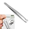 Stainless Steel Nose Hair Trimming Tweezers Efficient Shaving Trimmer for Nose Hair Removal