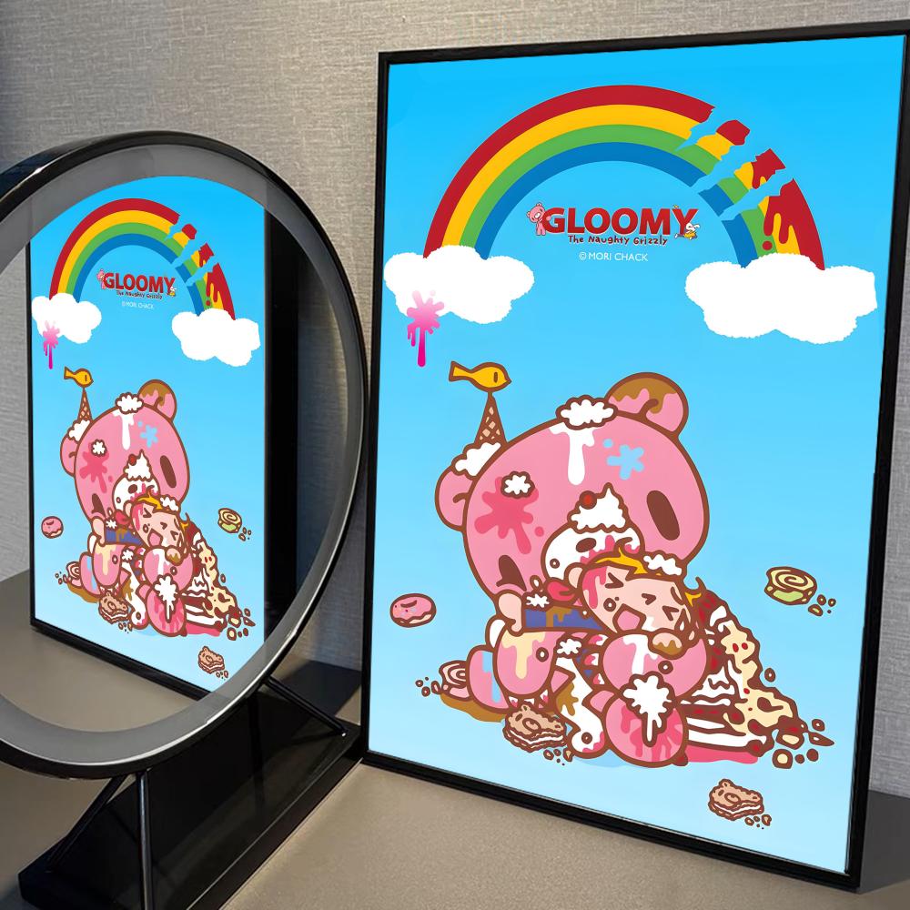 Cartoon G-gloomy Bear Poster Home Furnishing decoration Highend Kraft paper Poster Wall Painting Home Living Room Decoration