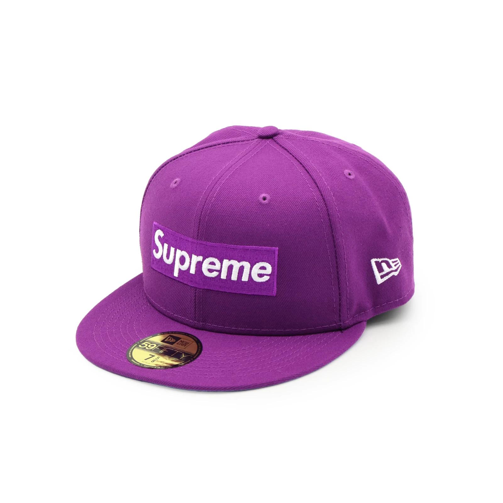 Supreme No Comp Box Logo New Era Лавандовый 7 1/2