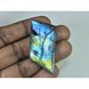 84Cts. Natural Multi Flash Labradorite Fancy Cabochon Gemstone 24X45X07MM B-302