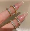 Verspreide Sterrenrivier Vintage-Stijl Bloemen Diamant Ring: Luxe, High-End, Elegante Dames Sieraden met Verfijnd Vakmanschap.