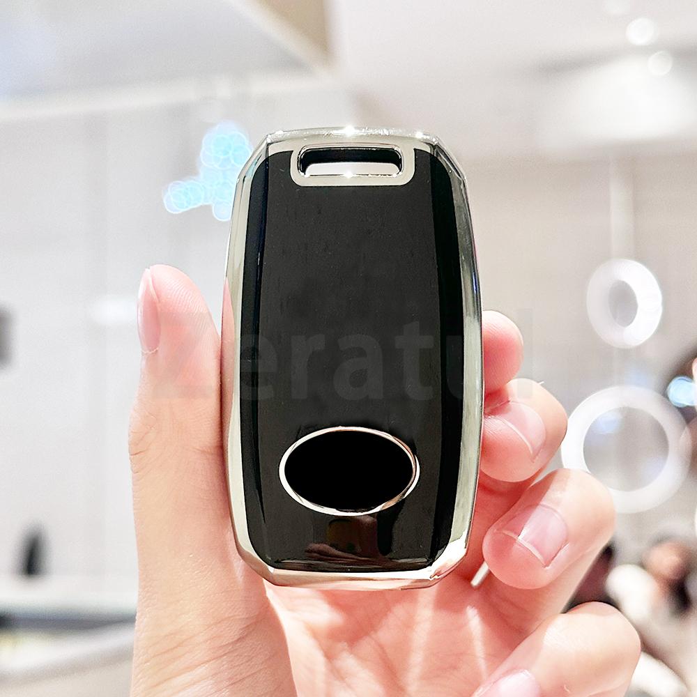 Fit For Kia Ceed Cerato Forte Seltos Rio Optima Sportage Sorento Soul Tpu Housing Remote Flip Smart Control Protector Auto Key Fob Cover Case