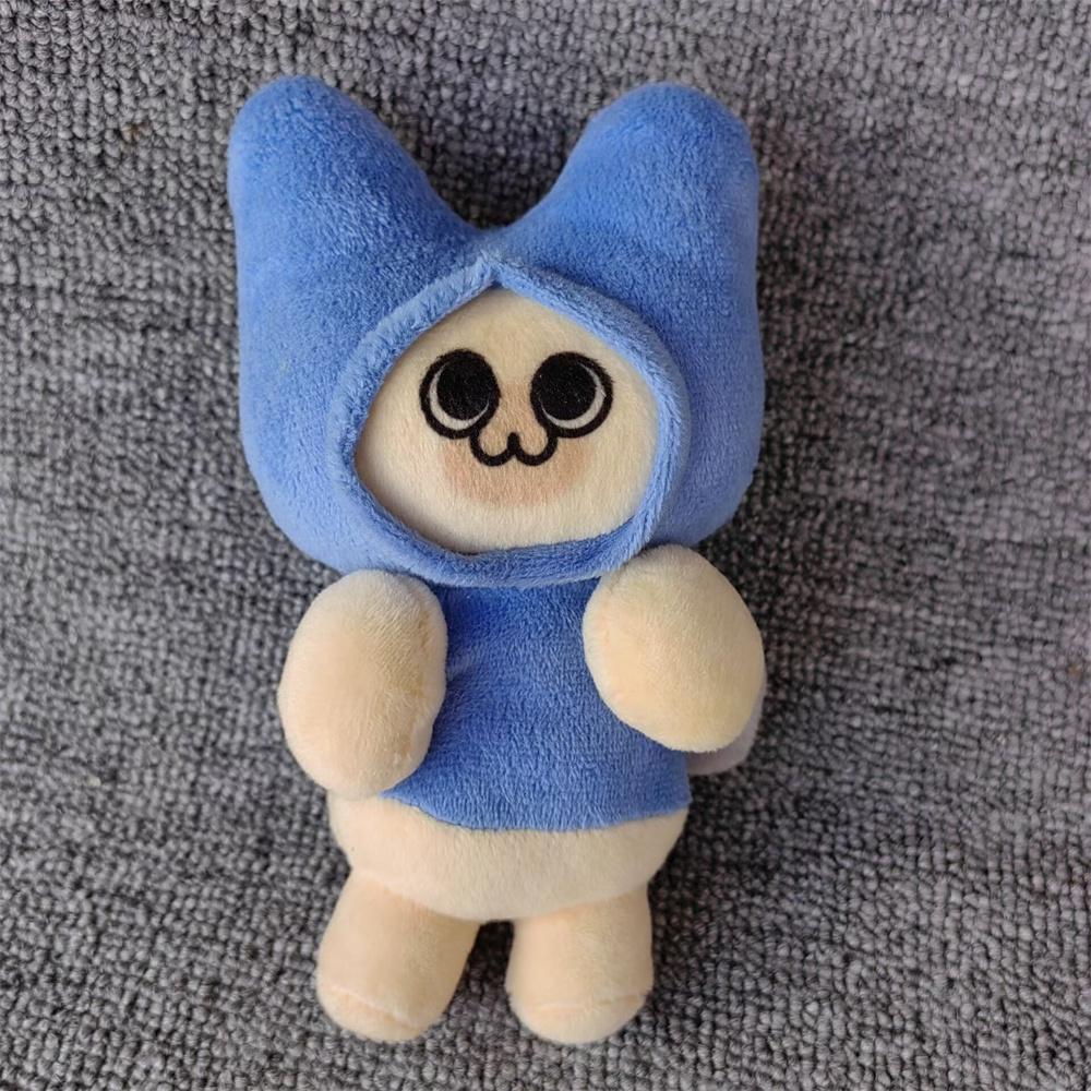 Monster Hunter Wilds Felyne Cute Plush Pendant Cosplay Soft Stuffed Doll Cartoon Backpack Decoration Xmas Birthday Kid Gift