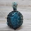 Sea Turtle Figurine Peacefulness Meditating Sea Turtle Statue Decorations for Buddha Zen Yoga Garden Statue Ornament