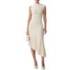 2026 summer European and American new women's clothing sexy sleeveless slim fit high sense medium and long knitted dress women