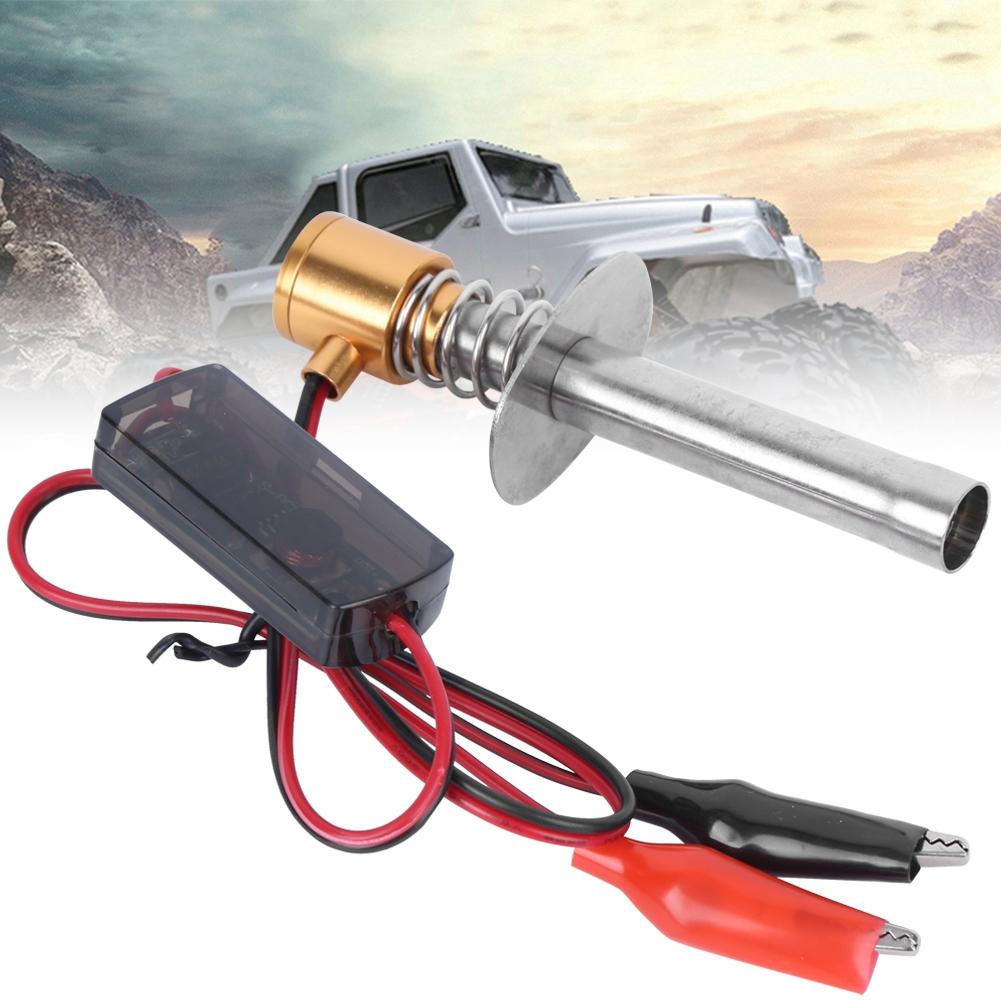 

RC Model Gasoline Car Automatic Ignition Starter Accessory Fit for HSP 94122 94188 Car Gold