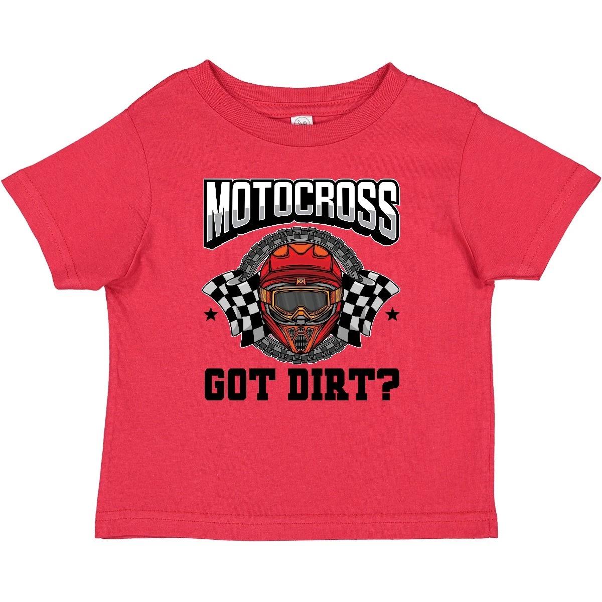 

Inktastic Motocross Dirt Biking Got Dirt Baby kids boys T-Shirt Bike Race Offroad Track 150