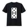 Double Five Dominoes Halloween Costume 5 Domino Game T Shirt Vintage Washed Fashion Stylish Breathable Homme Casual Soft