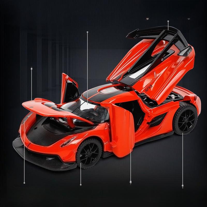 1:32 Supercar Modell Legierung Boutique Auto Ornament Jungen Spielzeug Geschenk