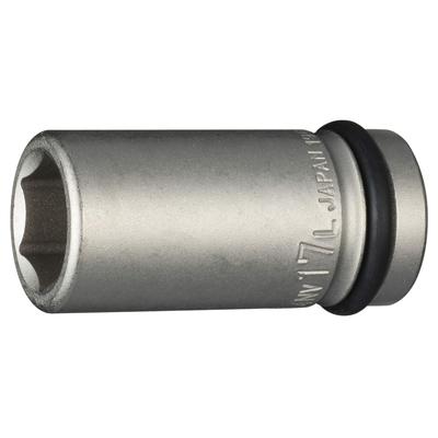 TONE Schlagschrauber-Steckschlüssel lang Antriebswinkel Schlüsselweite 17mm HP4NV-17L 12,7mm (1/2 ")