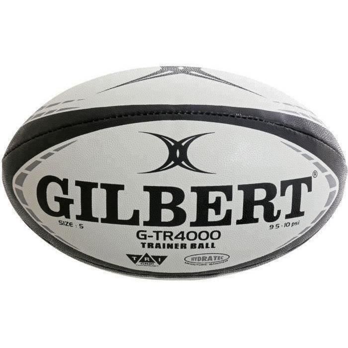 Ballon de rugby d'entrainement - GTR4000 - Noir - GILBERT - Taille 3