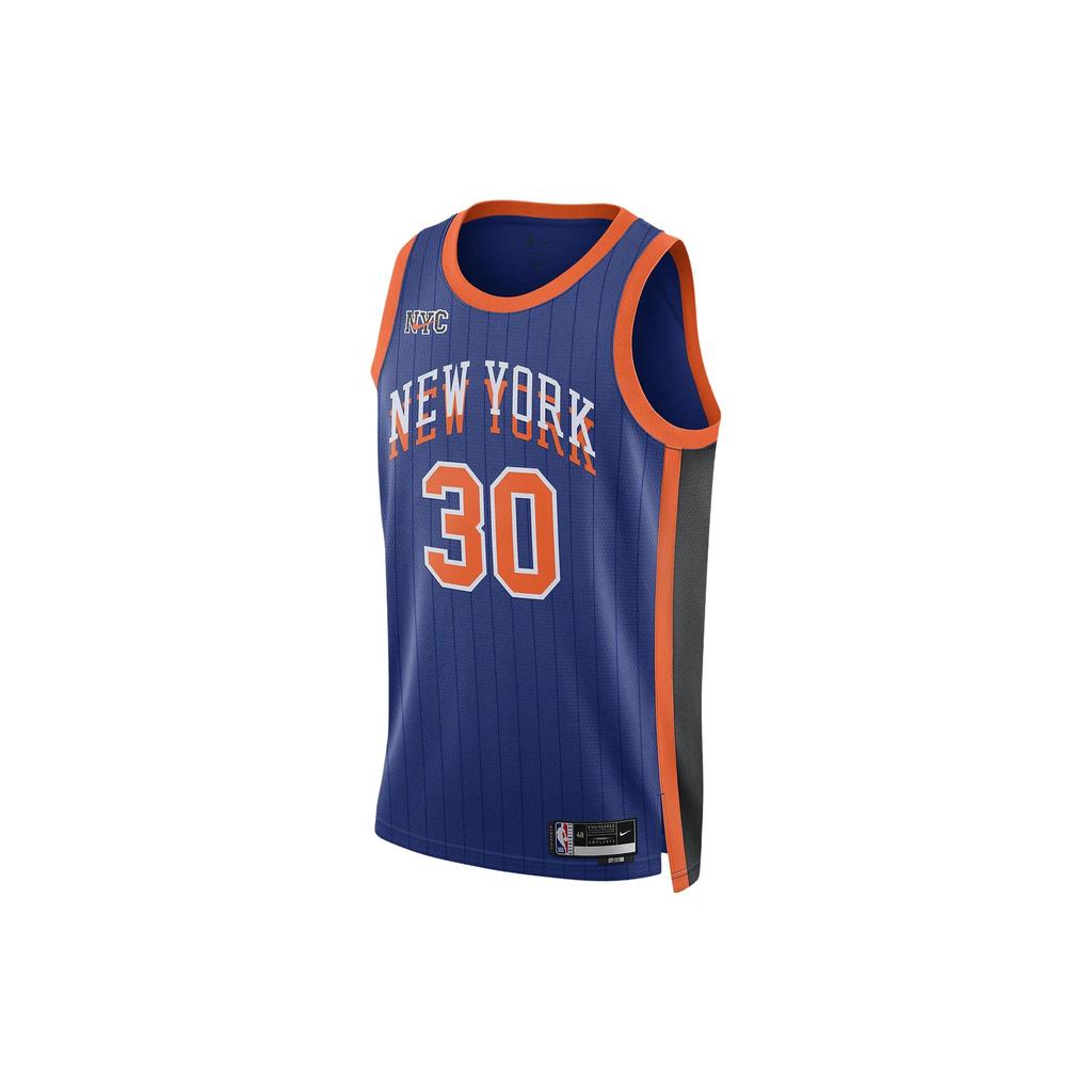 Nike Julius Randle New York Knicks Dri-Fit Jersey Blue Men Streetwear DX8512-403