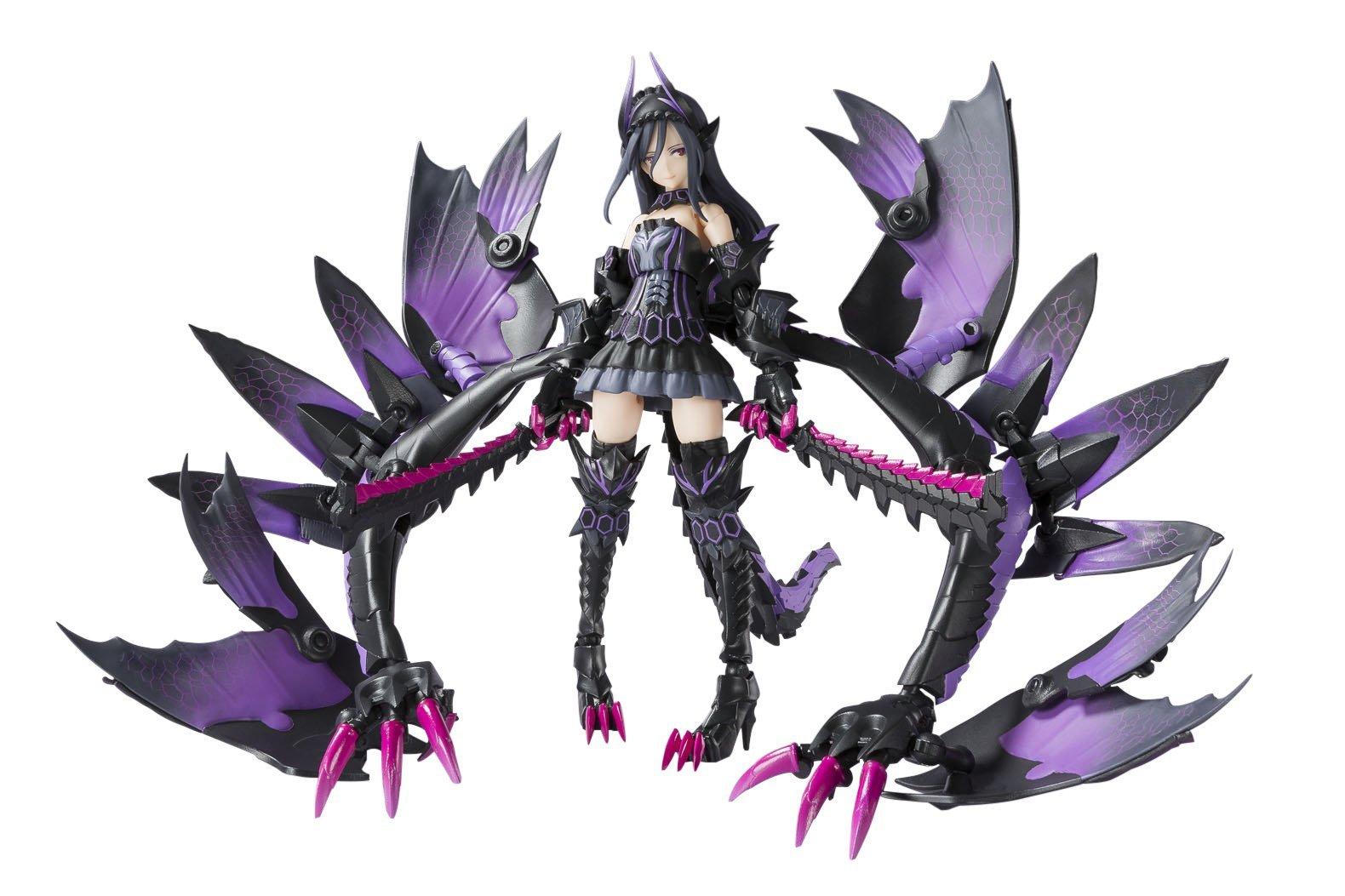 

TAMASHII NATIONS Armor Girls Project Tamashii MIX Monster Hunter Чёрный Дракон Принцесса, Окрасившая Землю Тьмой 140 мм АБС ПВХ Подвижный чёрный