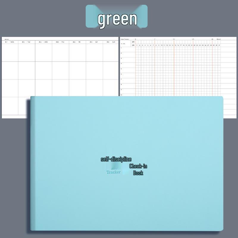 Kaba Bear Self-Discipline Planner: Weekly & Daily Portable Schedule Notebook B5