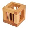Cage Wooden Brain Teaser Puzzle Triangle Unlock Cage Apart Triangle Luban Lock  Teenager Gifts