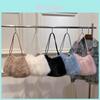 Plush Faux Fur Tote Bag For Daily Use With Soft Texture And Stylish Design