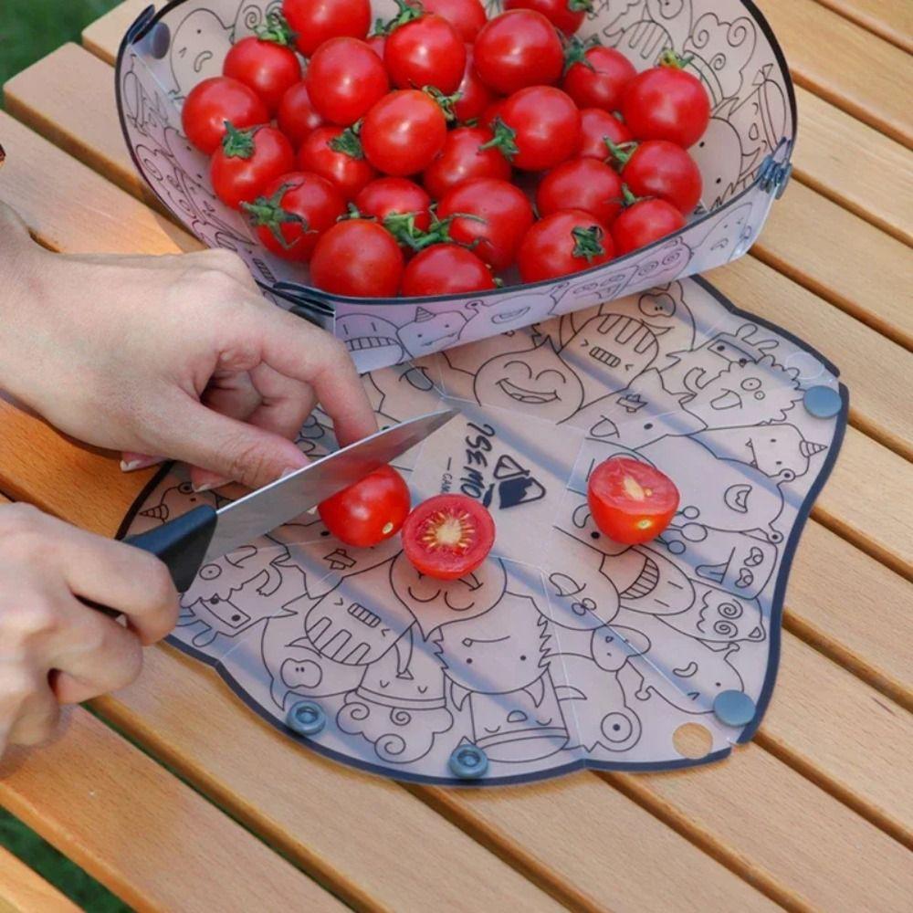

Food-Grade Outdoor Foldable Tableware Lightweight Camping Folded Dish Picnic Tableware cup