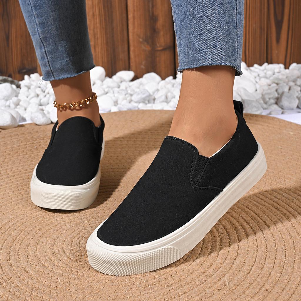 Platform Loafers Women's Spring Autumn New Versatile Fashion Casual Shoes Slip on Flats Plus Size 36-43 Comfortable Footwear