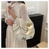 Woven Bag Women's Large-capacity New Niche Design Hollow Shoulder Bag Texture Popular Tote Bag