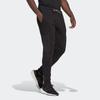 Adidas Logo Print Drawstring Joggers With Elastic Waist Men Bottoms Black HL9375