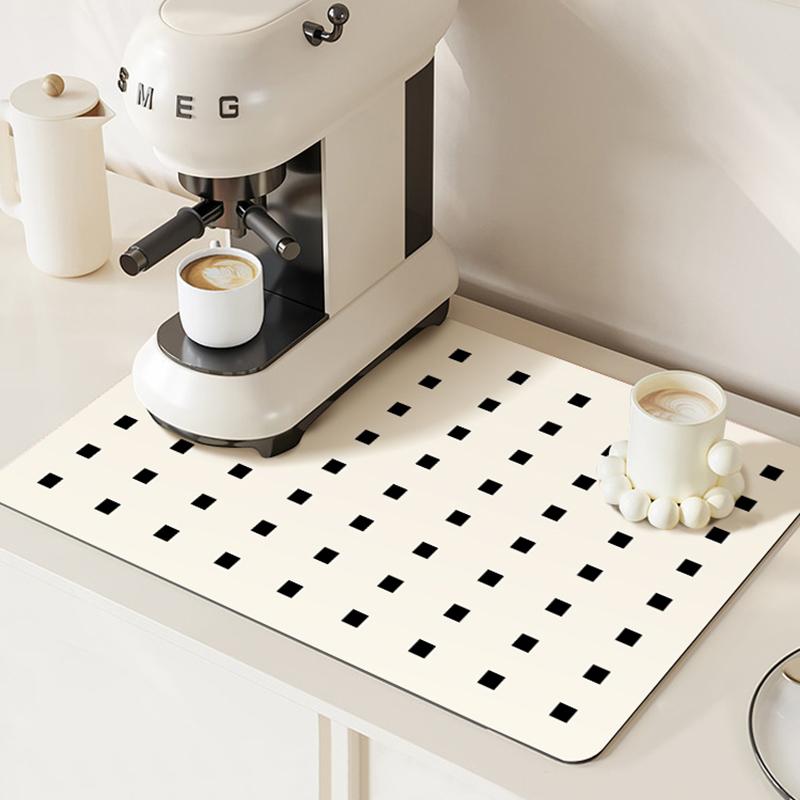 Pad absorbant pentru blat de bucătărie, pad de drenaj antiderapant pentru aparat de cafea, pad impermeabil pentru masă de dining, pad mic pentru bar