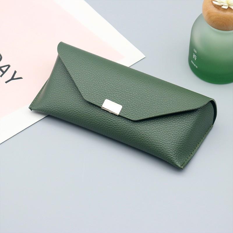 Premium Handcrafted Leather Eyewear Case Portable Sunglasses Gift Box Custom Print Ready