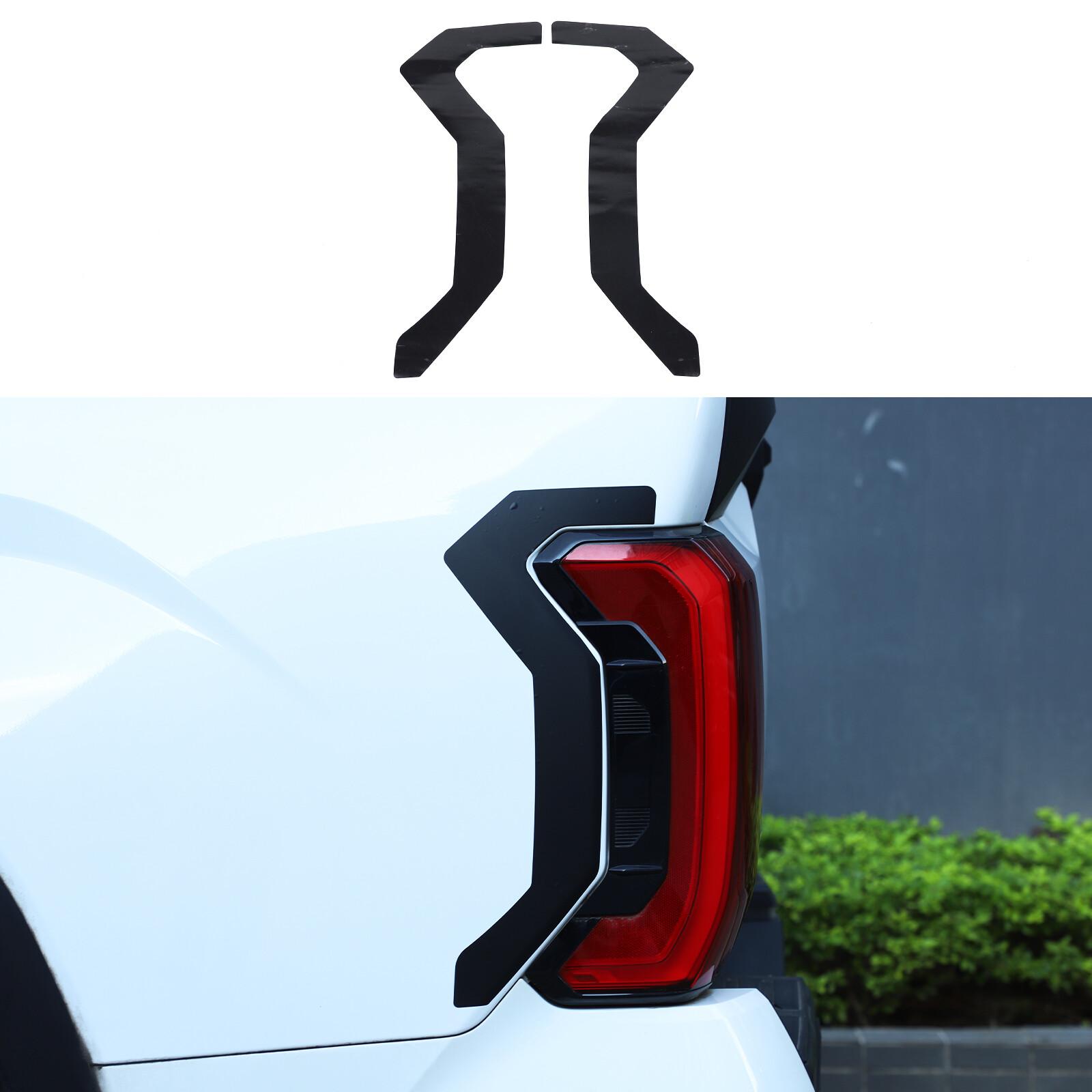 Black Rear Taillight Side Sticker Trim For Toyota Tundra -2024