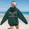Mental Health Hoodie Dear Person Behind Me Positive Message Autumn and Winter Keep Warm Tracksuit Aesthetic Clothes